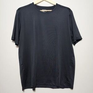 Mondetta Active Performance Mesh Panel T-Shirt Black Large